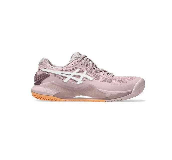 【曼森體育】ASICS 亞瑟士 女 網球鞋 GEL-RESOLUTION 9 寬楦  美網配色