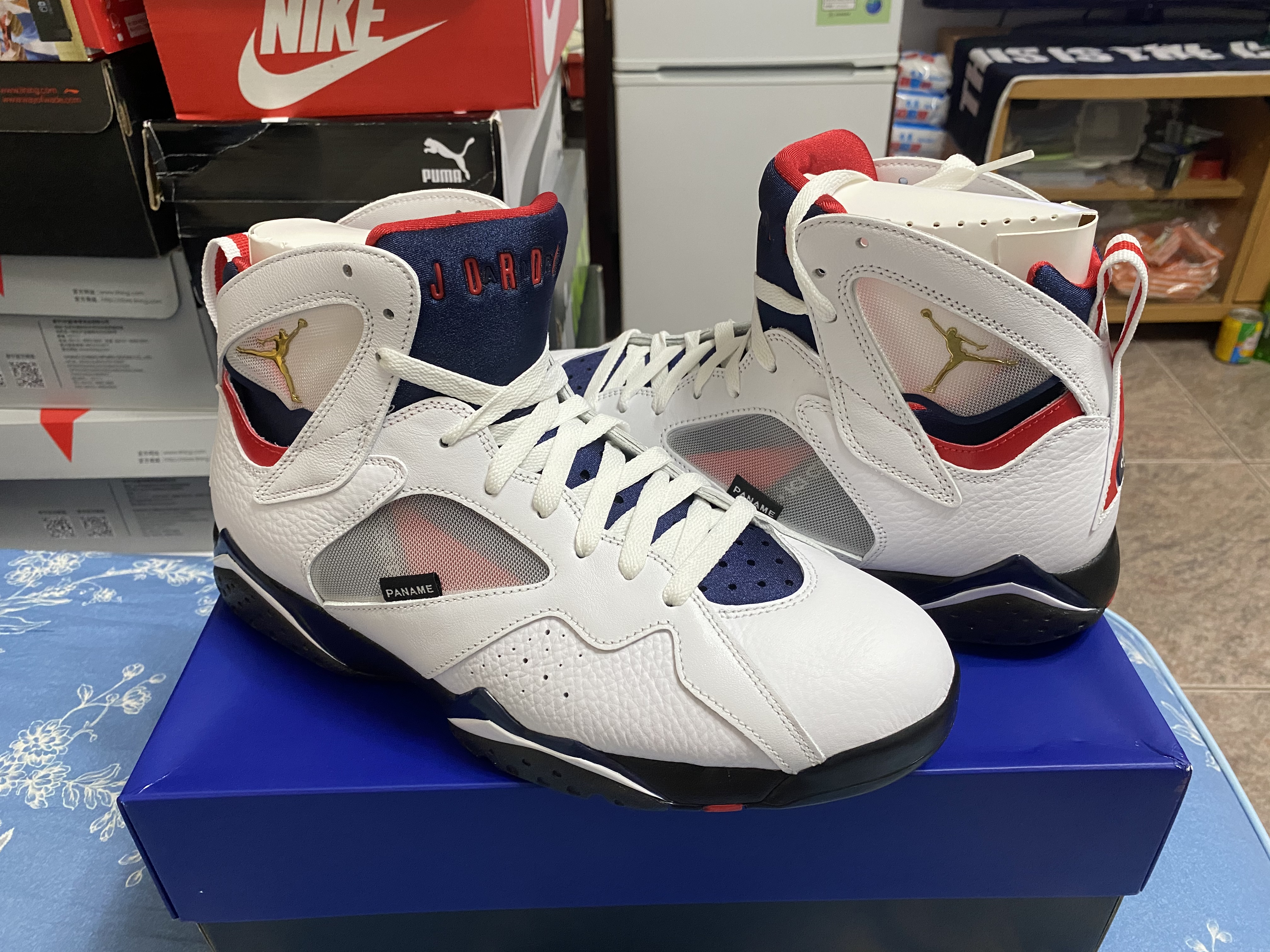 全新正品台灣公司貨AIR JORDAN 7 RETRO BCFC PSG PARIS 巴黎奧運配色