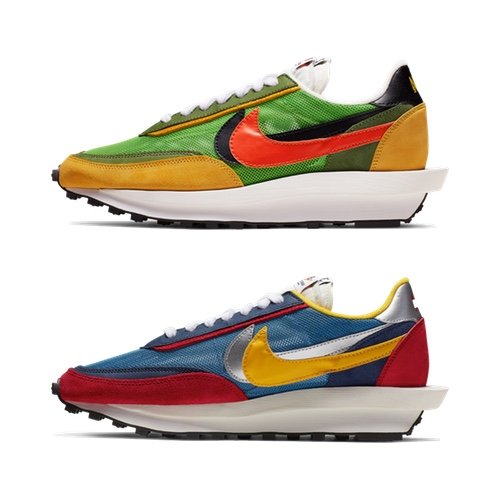 R'代購Sacai x Nike LDV Waffle 黃綠橘藍紅BV0073 300 400 | Yahoo奇摩拍賣