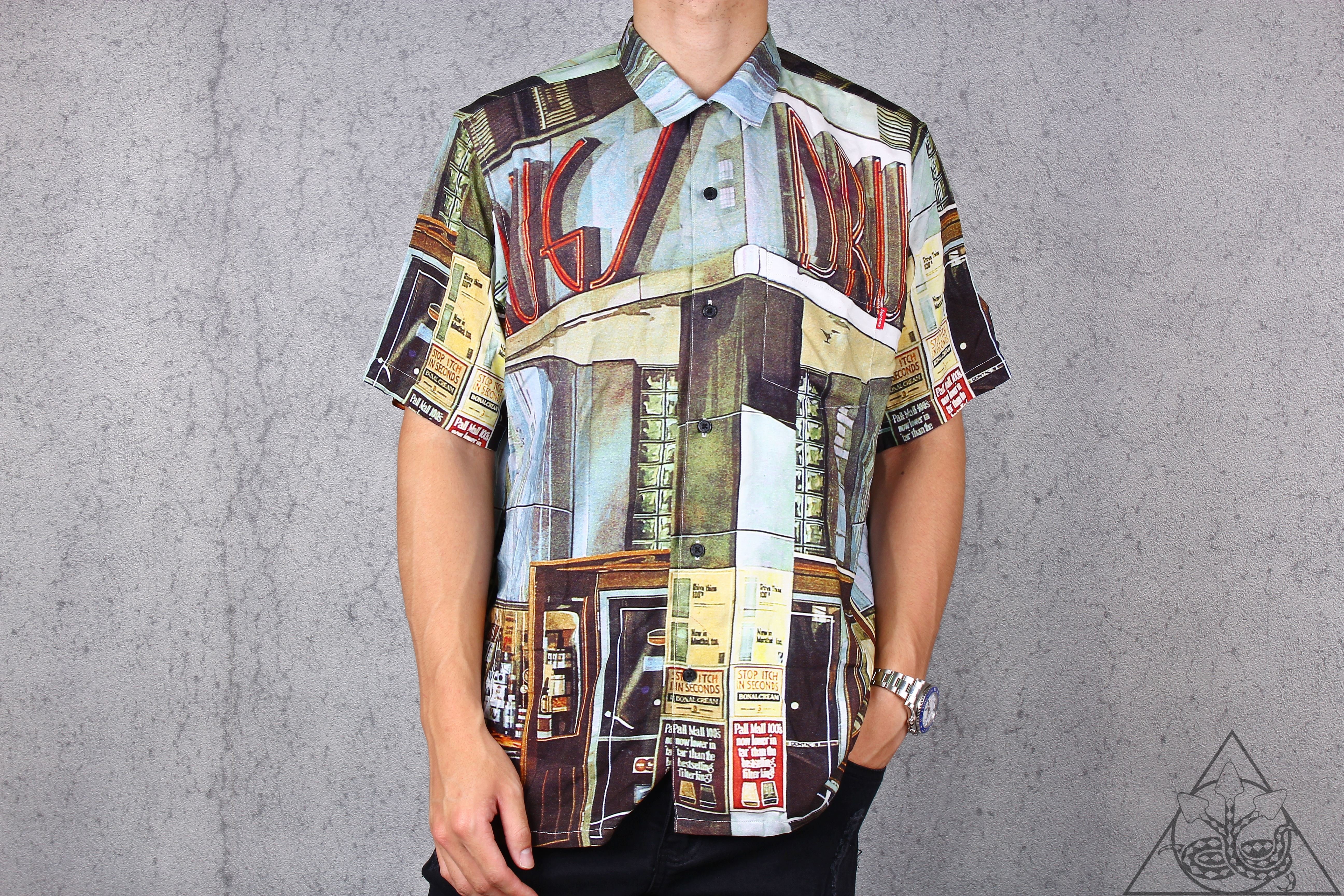 Supreme drugs rayon shirt L-