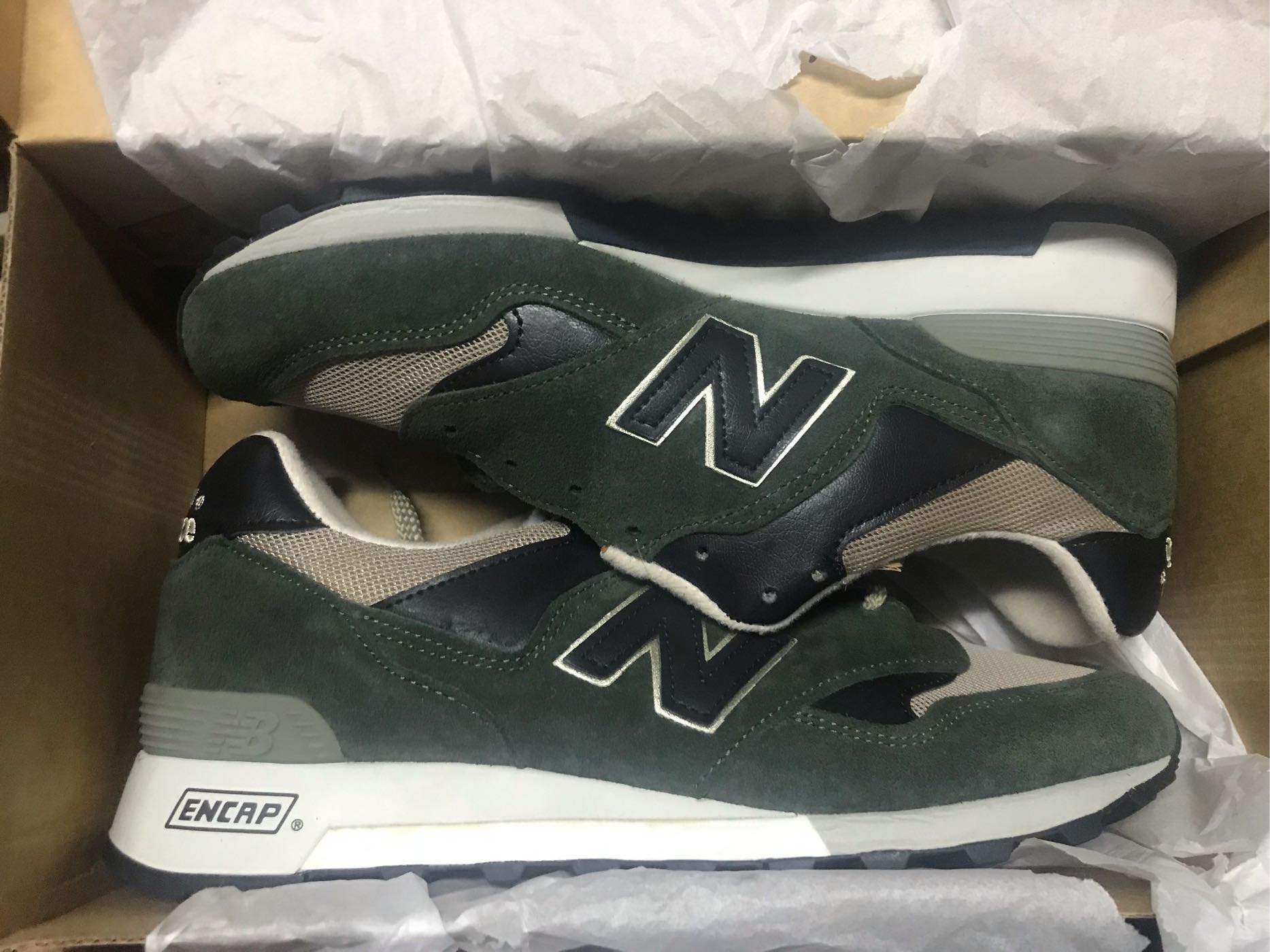 機能先決 火 瑕疵 New Balance M577DGK 英國製 綠 需自行修補或無視直測 M1300JP3 577