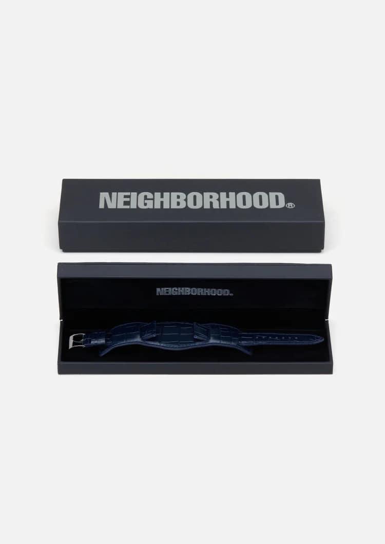 ♤ASENSERI♤ NEIGHBORHOOD LEATHER EMB WATCH BAND 保羅紐曼風格牛革