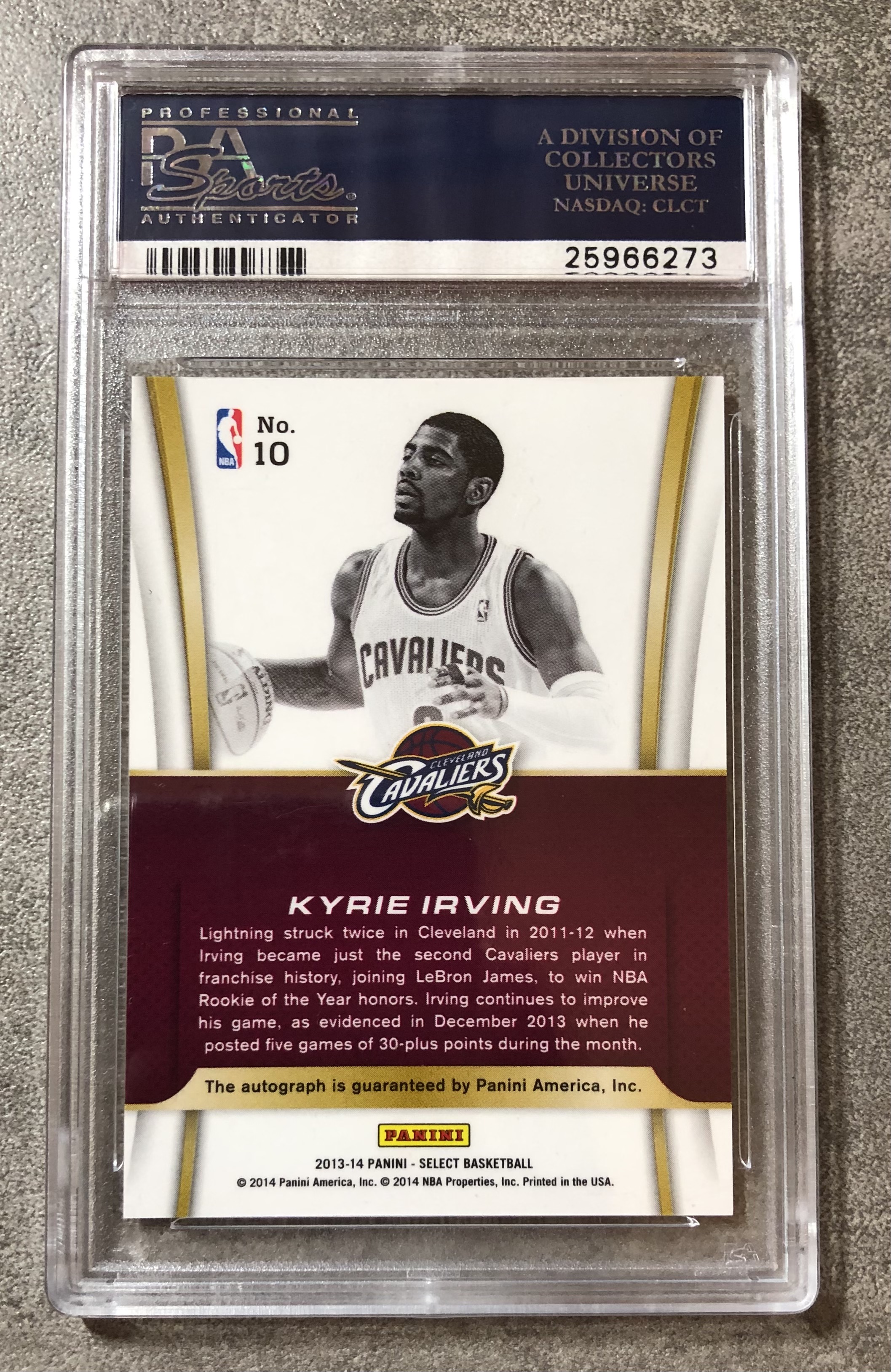 Kyrie Irving Panini Panini Basketball 2013-14 Knight School