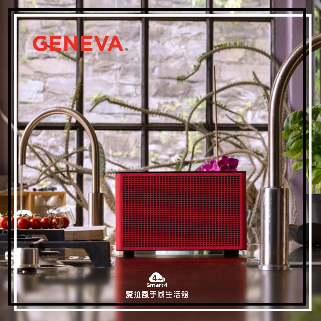 【愛拉風】Geneva Acustica Lounge 藍牙音響 家飾造型 極簡風格 瑞士精品 台中藍牙喇叭專賣店