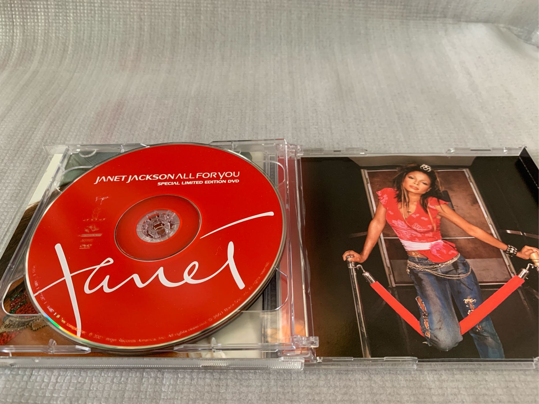 Janet Jackson 珍娜傑克森 All For You CD/DVD美國進口限量雙碟初版（絕版）