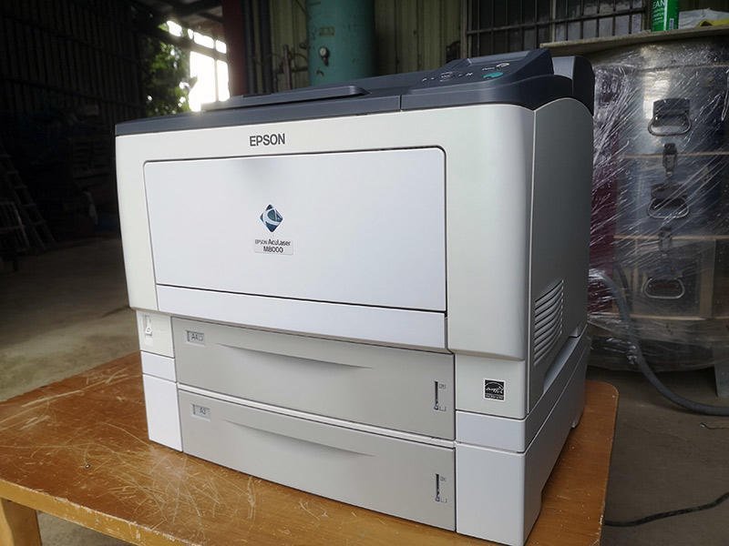 二手高階A3雷射印表機EPSON AL-M8000n出清!