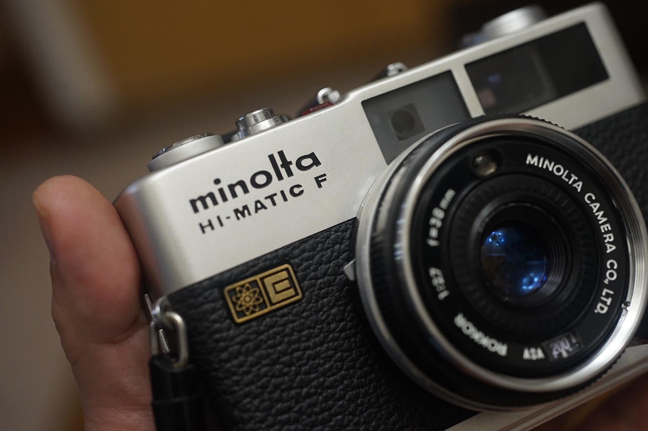 售】剛保養過Minolta Hi-Matic F RF 旁軸對焦雙眼相機適合街拍