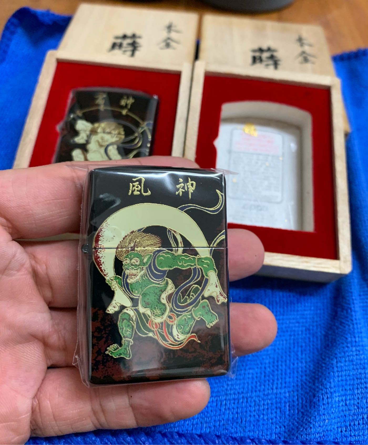 本金蒔繪風神雷神zippo | Yahoo奇摩拍賣