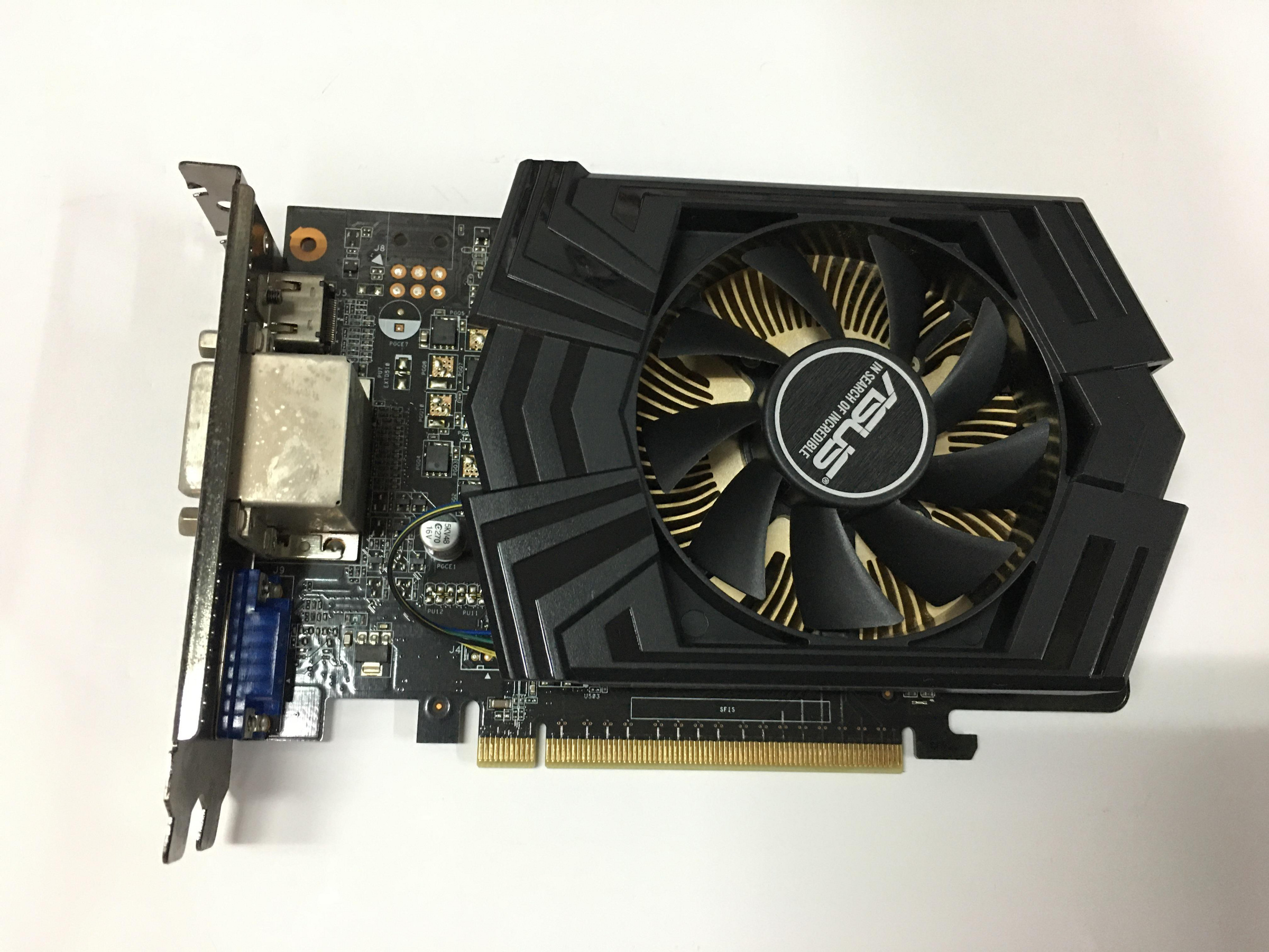 華碩 ASUS GTX750TI 2G GTX 750ti 支援VGA HDMI DVI 免插電 二手良品 $1399