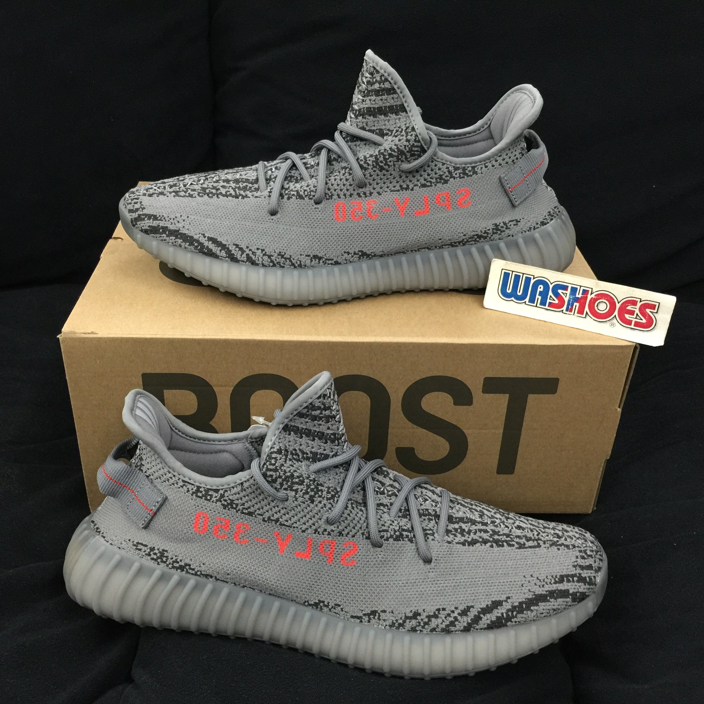 Washoes 已售出 adidas Yeezy Boost 350 V2 灰 橘 AH2203 BELUGA 2.0 | Yahoo奇摩拍賣