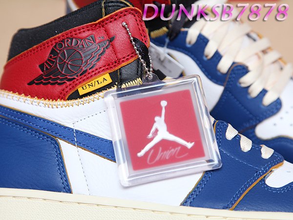 NIKE AIR JORDAN 1 HI OG UN UNION 藍頭LA 店舖限定色BV1300-146