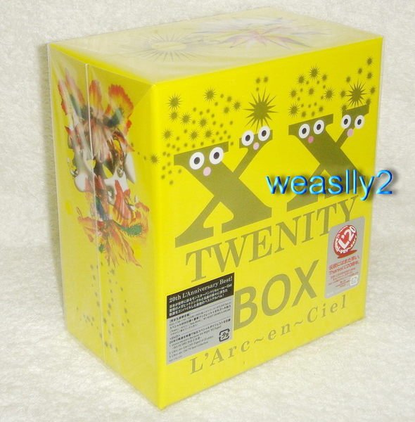 彩虹樂團L Arc~en~Ciel- Twenity Box (日版初回限定盤3 CD+DVD+音樂盒