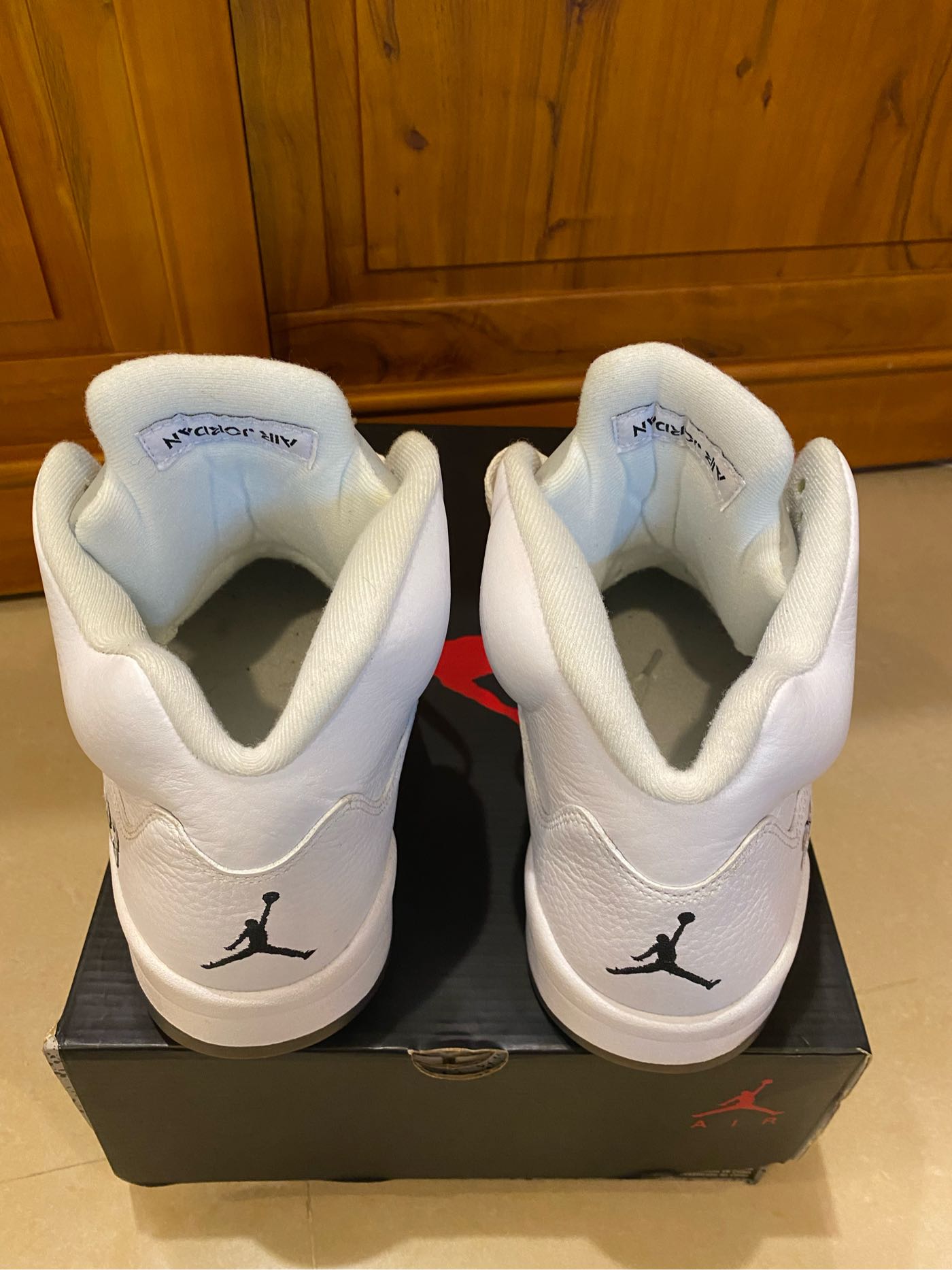 Nike Air Jordan 5 Retro白銀流川楓冰底US10現貨八成五新男鞋經典款