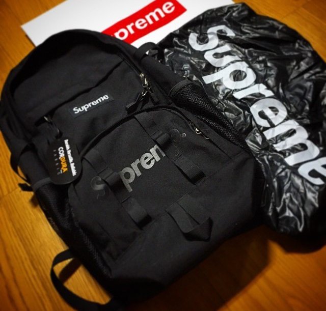 超搶手】全新正品2015 SS Supreme Backpack 38th 38代後背包字體logo