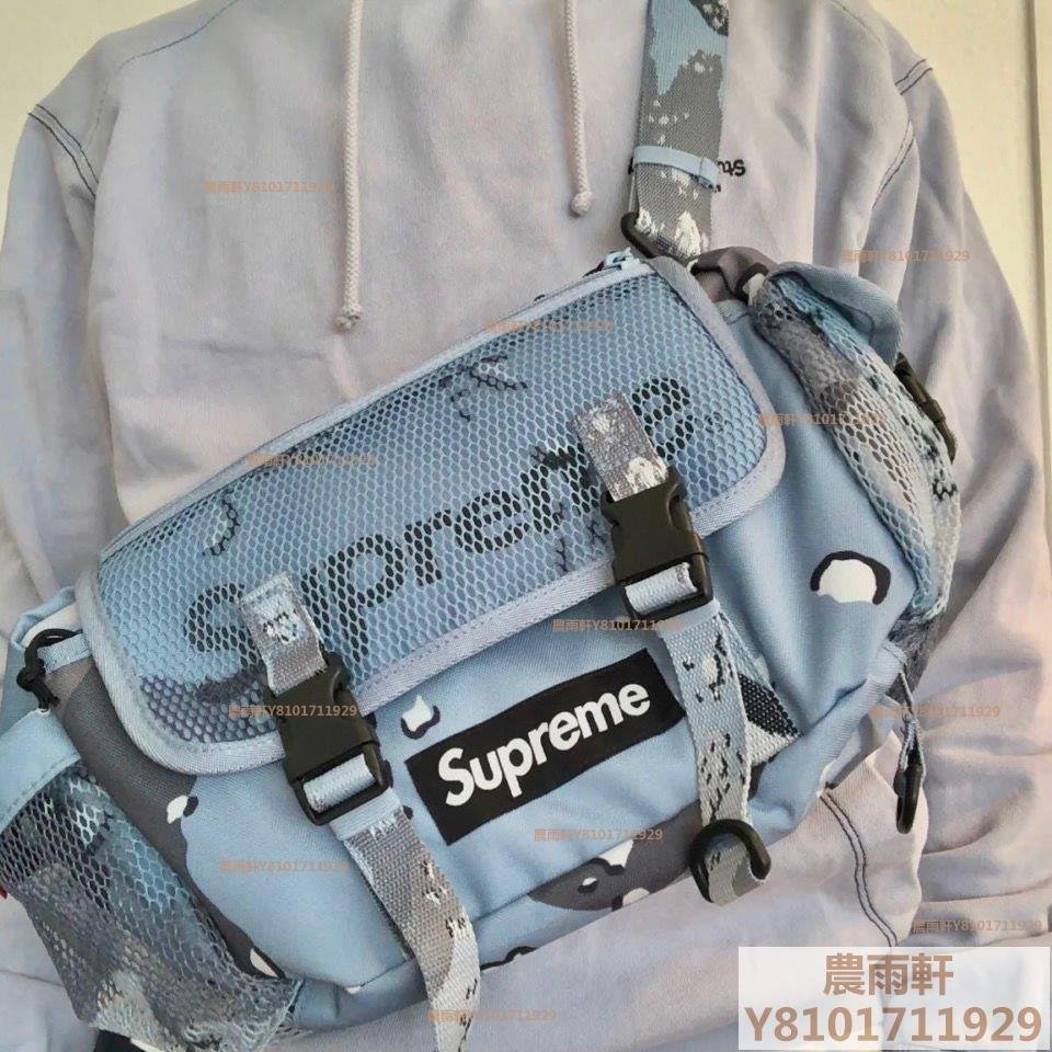 Supreme 20SS 48th Waist Bag 3M迷彩網眼格單肩包斜挎包男女腰包~農雨