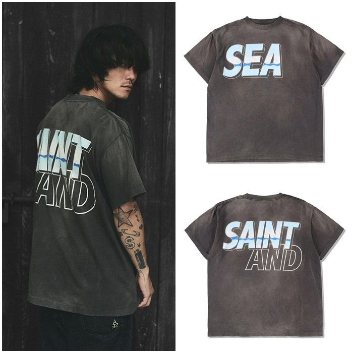 Lサイズ 未開封 wind and sea saint mxxxxxx tee