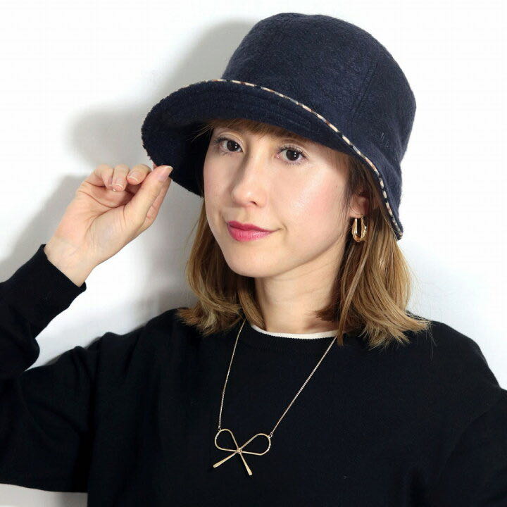 Co媽精品代購 日本製 日本正版 DAKS  保暖 毛料 帽緣經典格紋  遮陽帽 帽子 帽