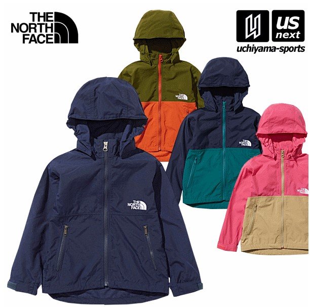 TSU日本代購THE NORTH FACE NPJ21810 兒童防潑水登山風衣外套21FW