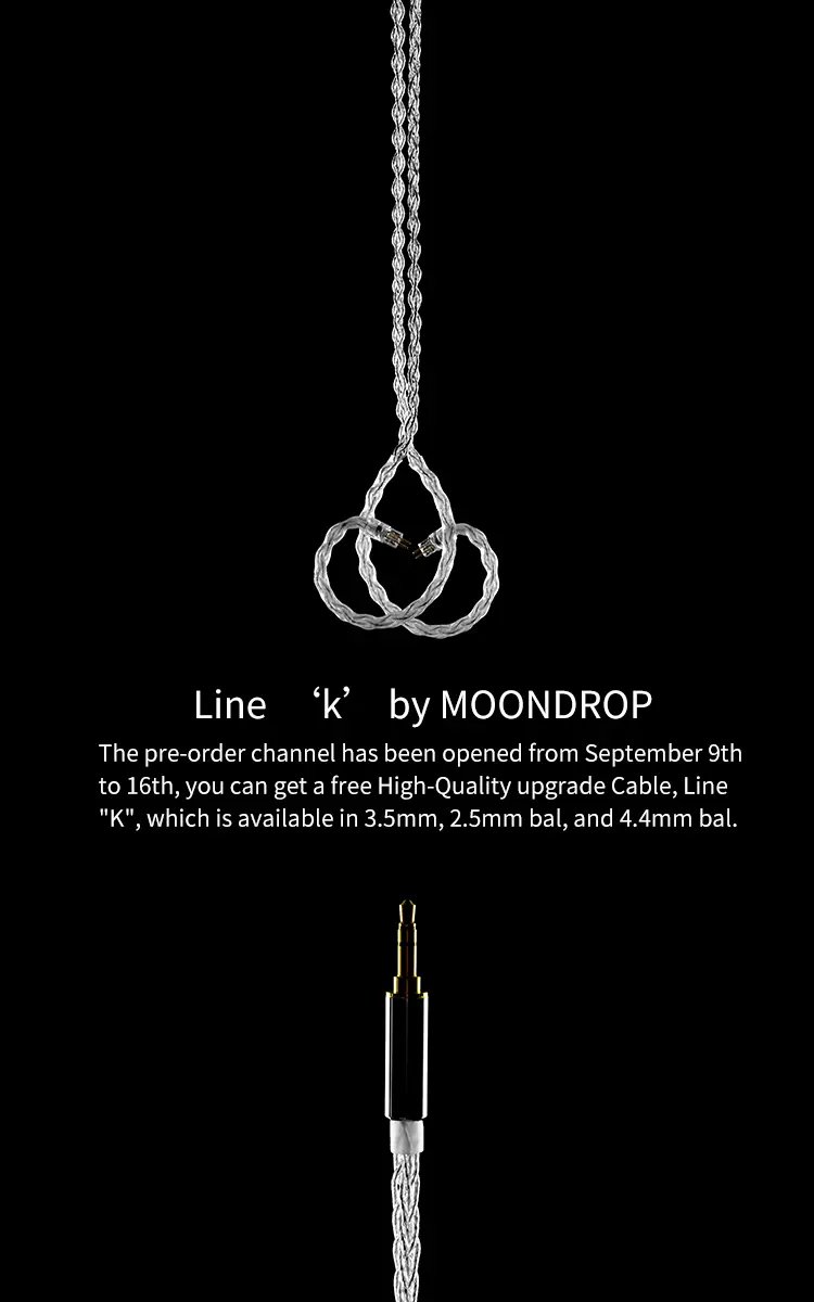 水月雨 ムーンドロップ MOONDROP KATO + Line-K セット-