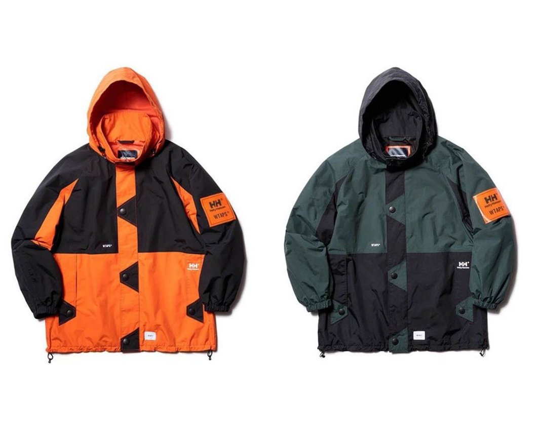 希望商店】WTAPS x HELLY HANSEN BOW JACKET 20SS 機能拼接衝鋒衣