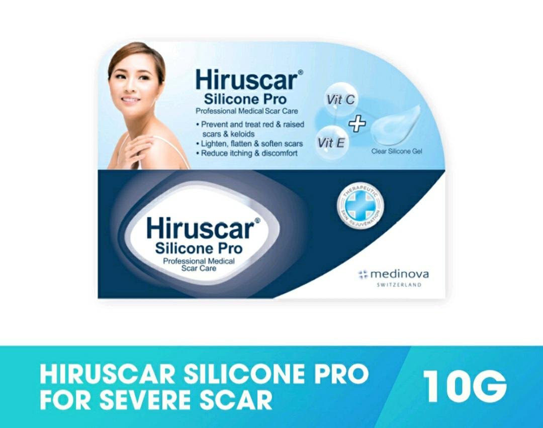 Hiruscar Silicone Pro 10g Scar Care for Scars and Keloids | Yahoo