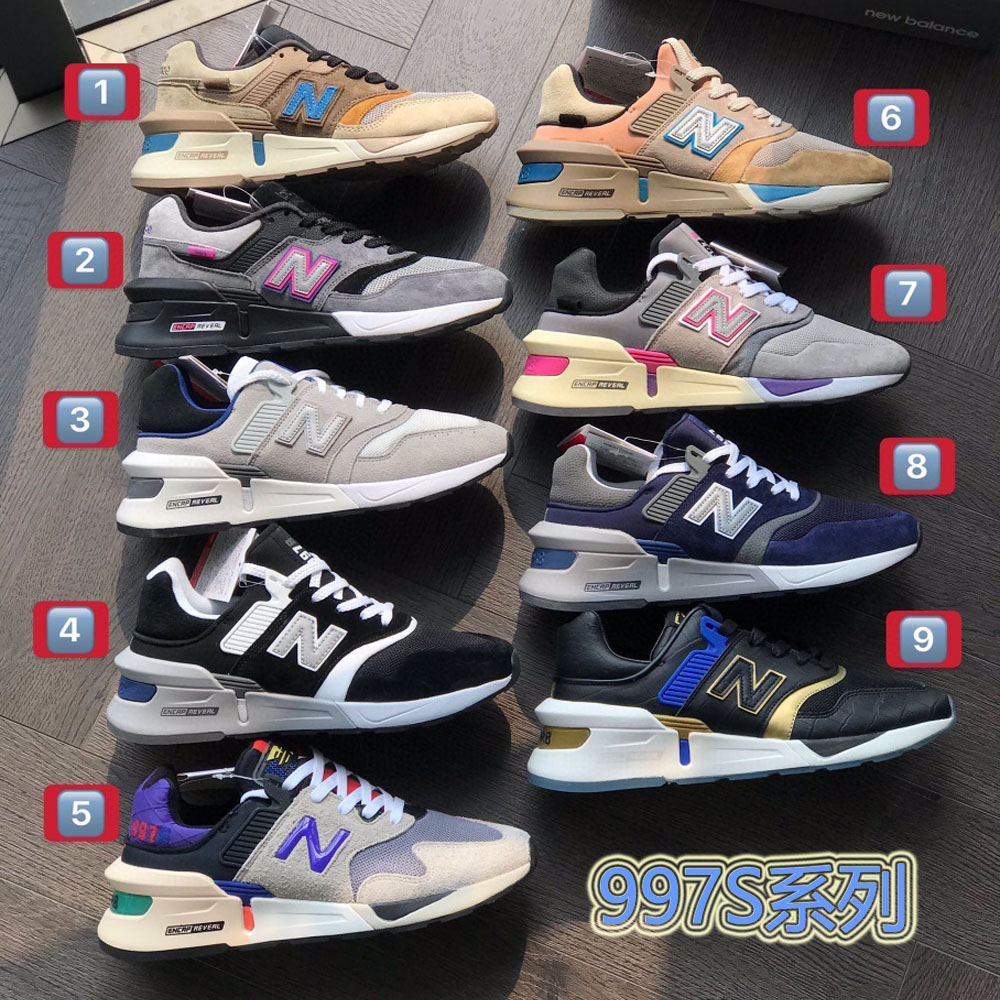 KITH x New Balance 997S系列聯名款 男女慢跑鞋 復古運動鞋 休閒鞋 兩大緩震技術 麂皮荔枝皮/網布