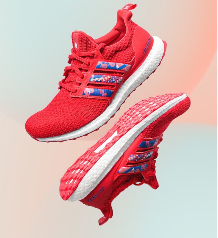adidas ULTRABOOST DNA CNY 紅色襪套舒適透氣減震跑步慢跑鞋GZ8989 男鞋| Yahoo奇摩拍賣