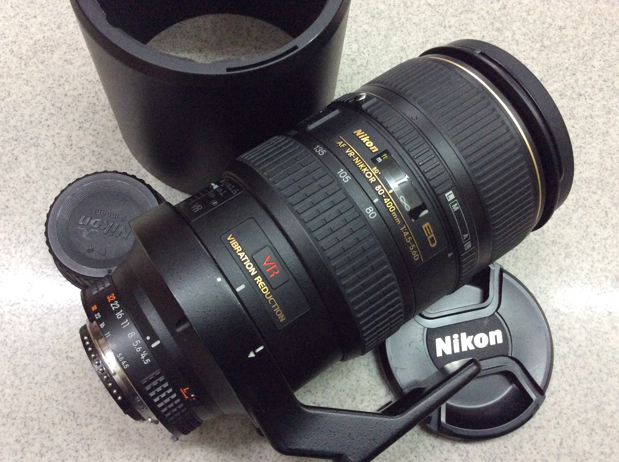 外観美品】Nikon VR NIKKOR 80-400mm 4.5-5.6D-