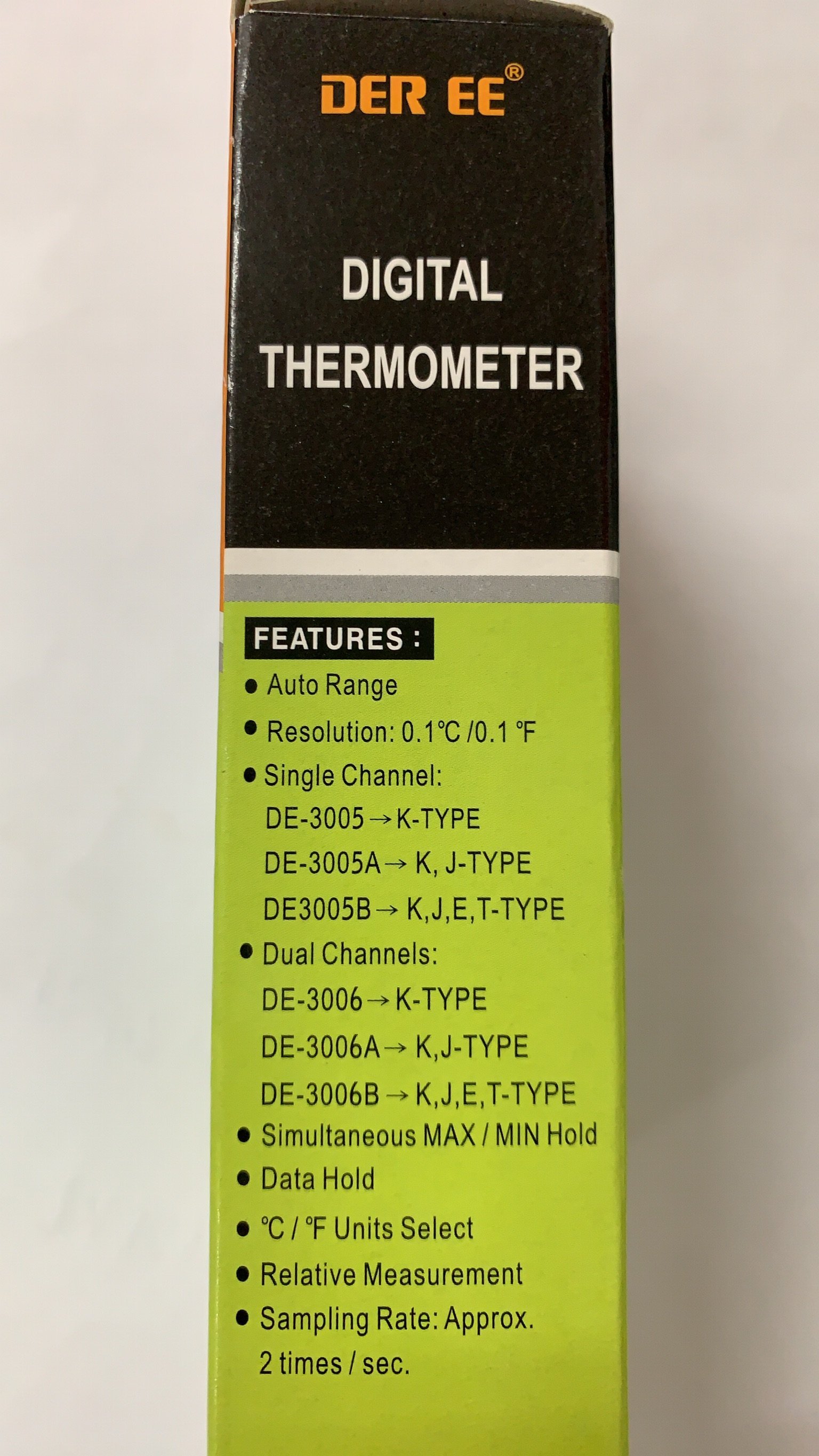含稅台製得益DER EE DE-3005B 數位溫度計K.J.E.T-Type 溫度錶