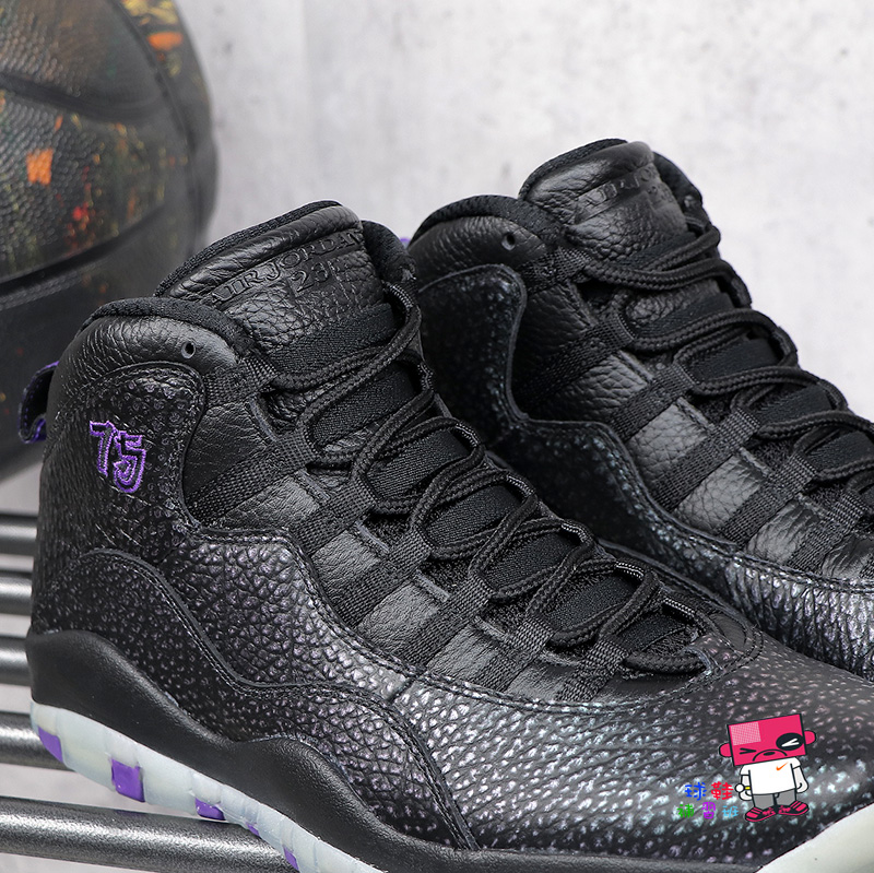 球鞋補習班NIKE AIR JORDAN 10 PARIS 75 AJ10 巴黎金屬紫歐洲310805