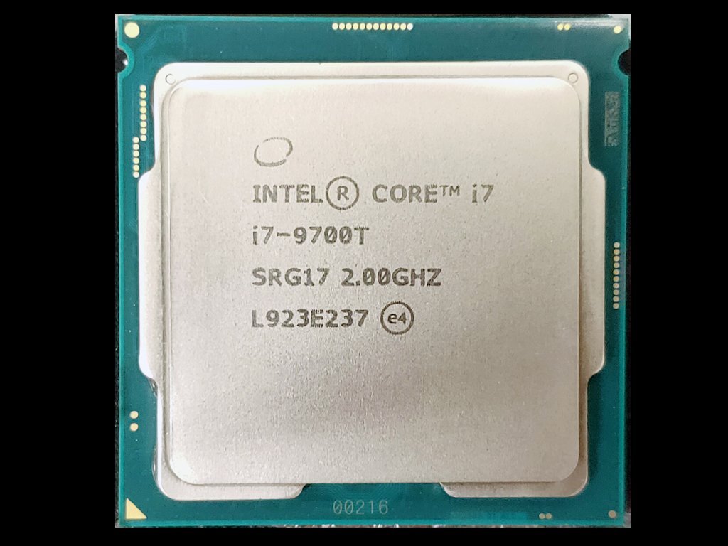 セール価格で販売 【動作確認済】 CPU Intel Core i7-9700T | www