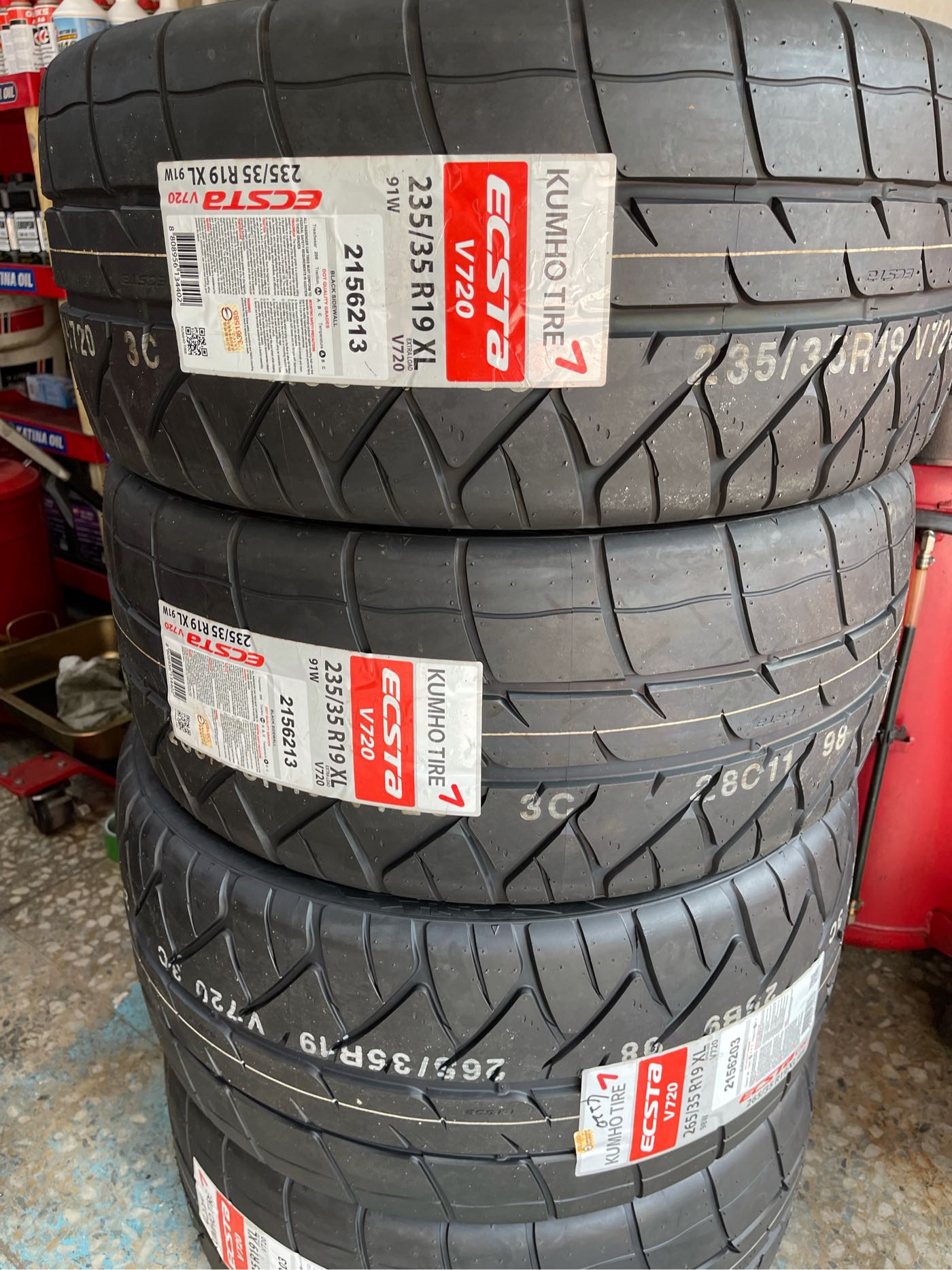 Kumho 錦湖ECSTA V720 235/35/19 265/35/19半熱溶競技運動型胎07RS