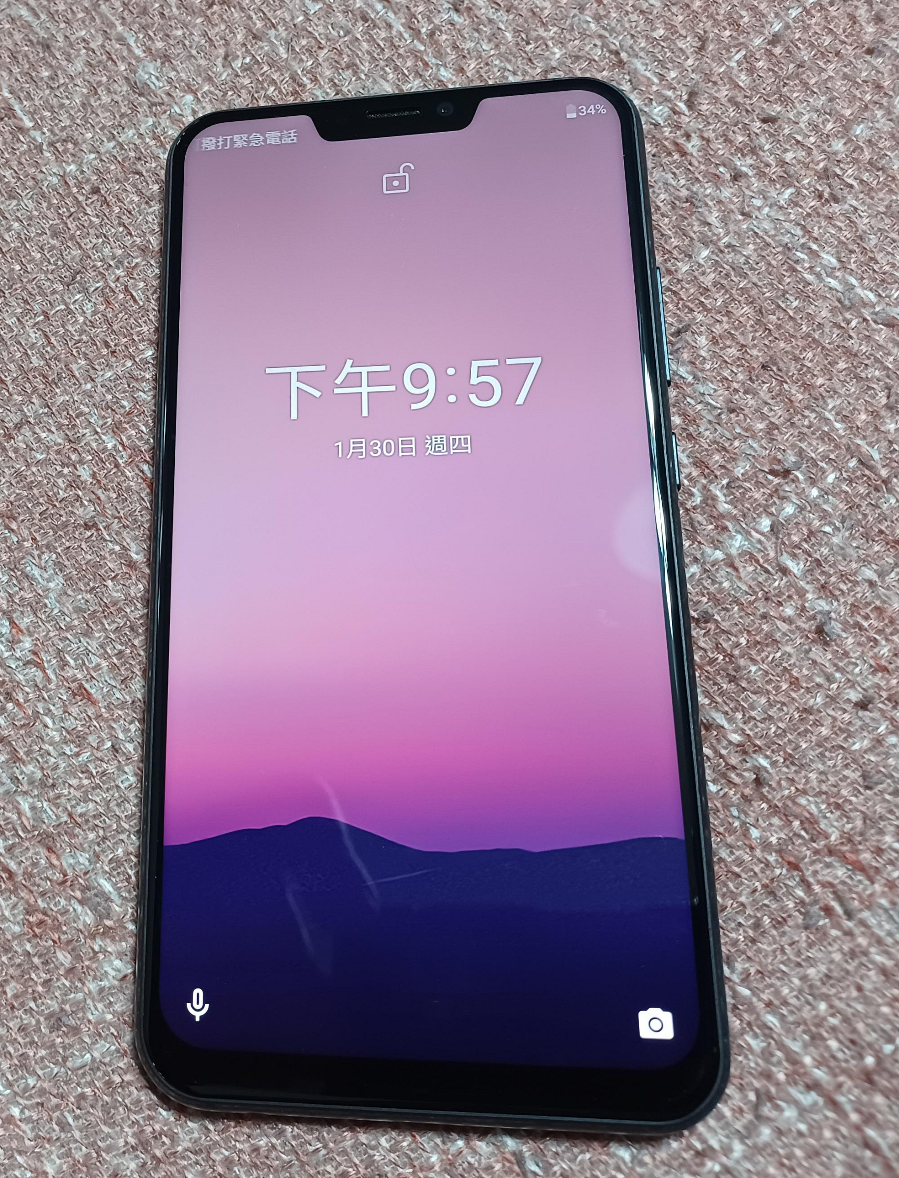 ╭✿㊣ 二手 紫羅蘭 6.2 吋 華碩 ZenFone 5 全螢幕手機【ASUS_X00QD】4GB/64GB 送充電線充電頭 功能正常 特價 $2399 ㊣✿