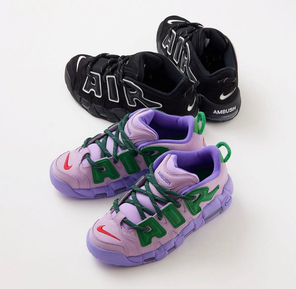 AMBUSH × Nike Air More Uptempo Low FB1299-500/001。太陽選物社