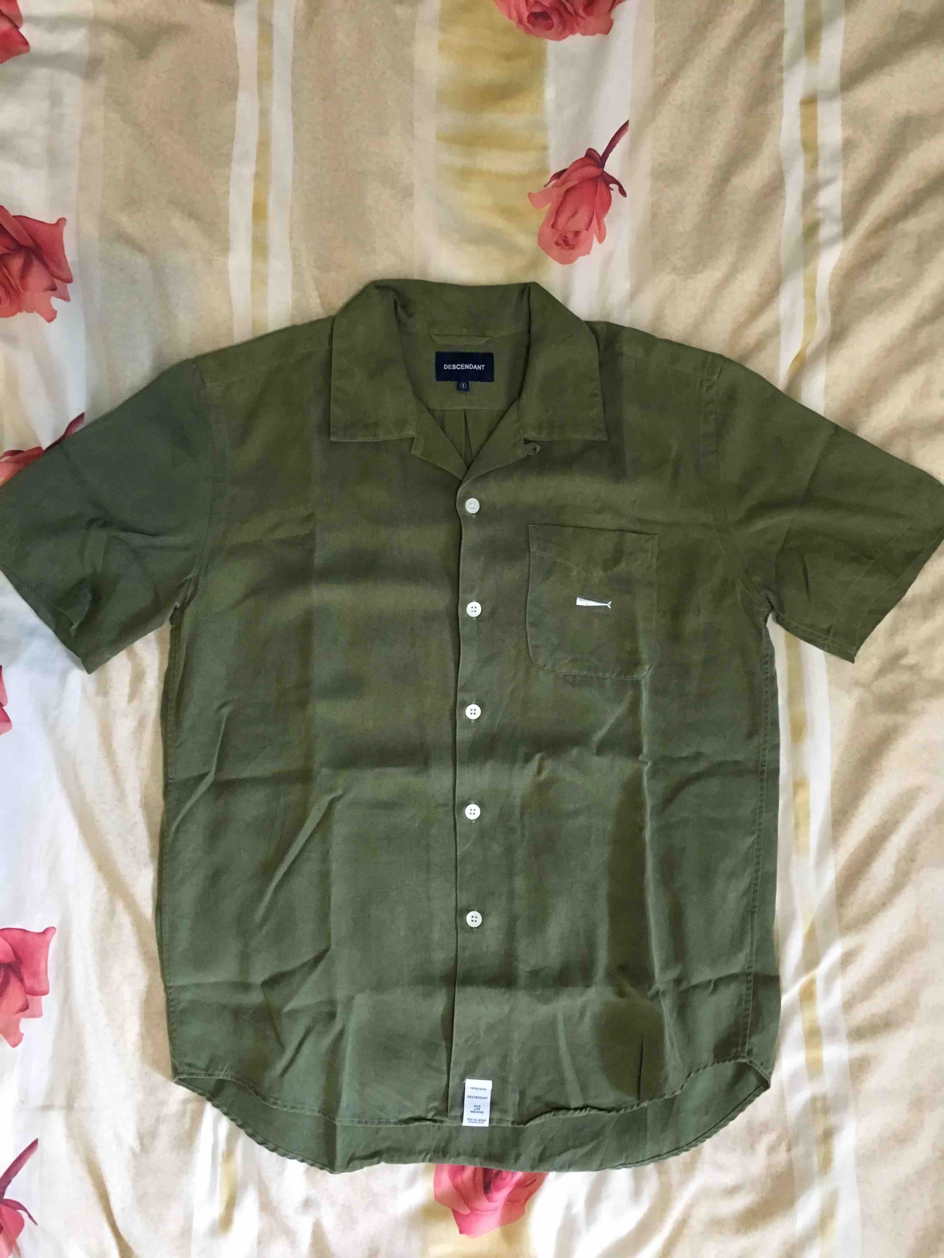 17SS DESCENDANT PIER TENCEL SHIRT OD BUDS JUNGLE WTAPS 軍綠六叔