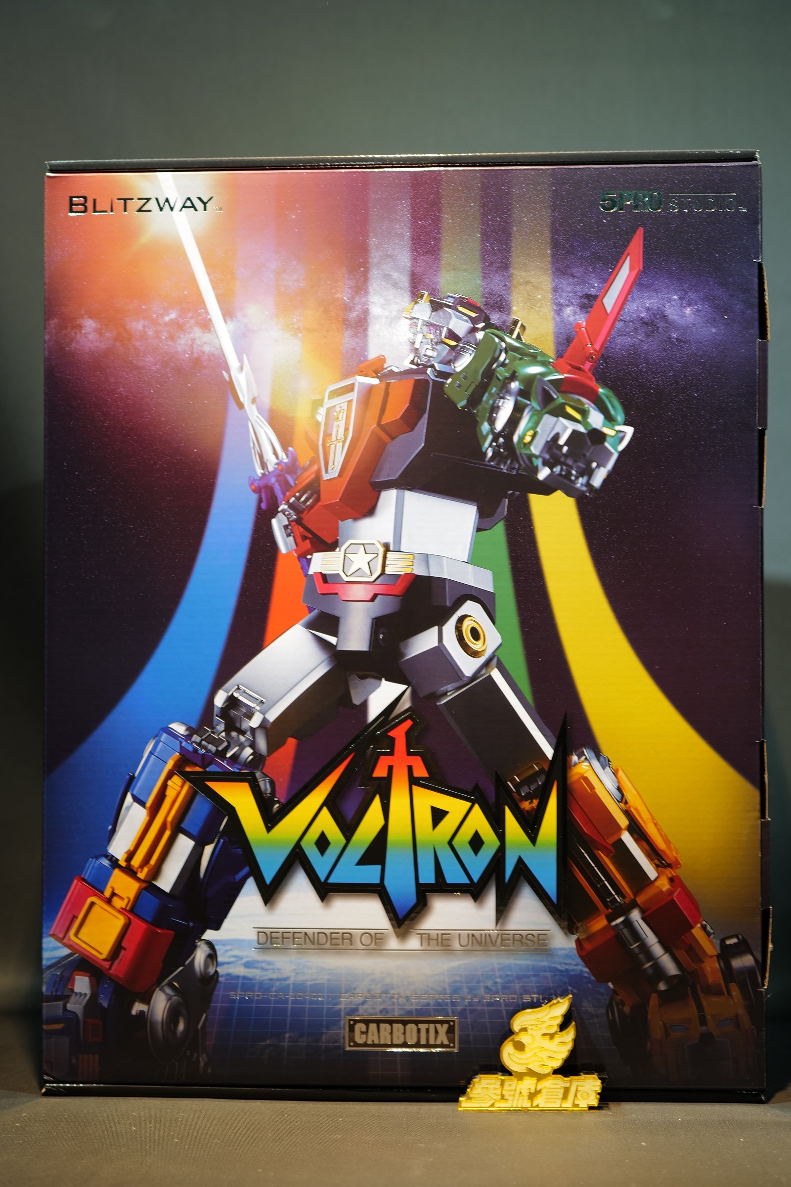 (參號倉庫) 現貨 Blitzway 5PRO Voltron 聖戰士 五獅合體 百獸王 五獅子 合金 38公分