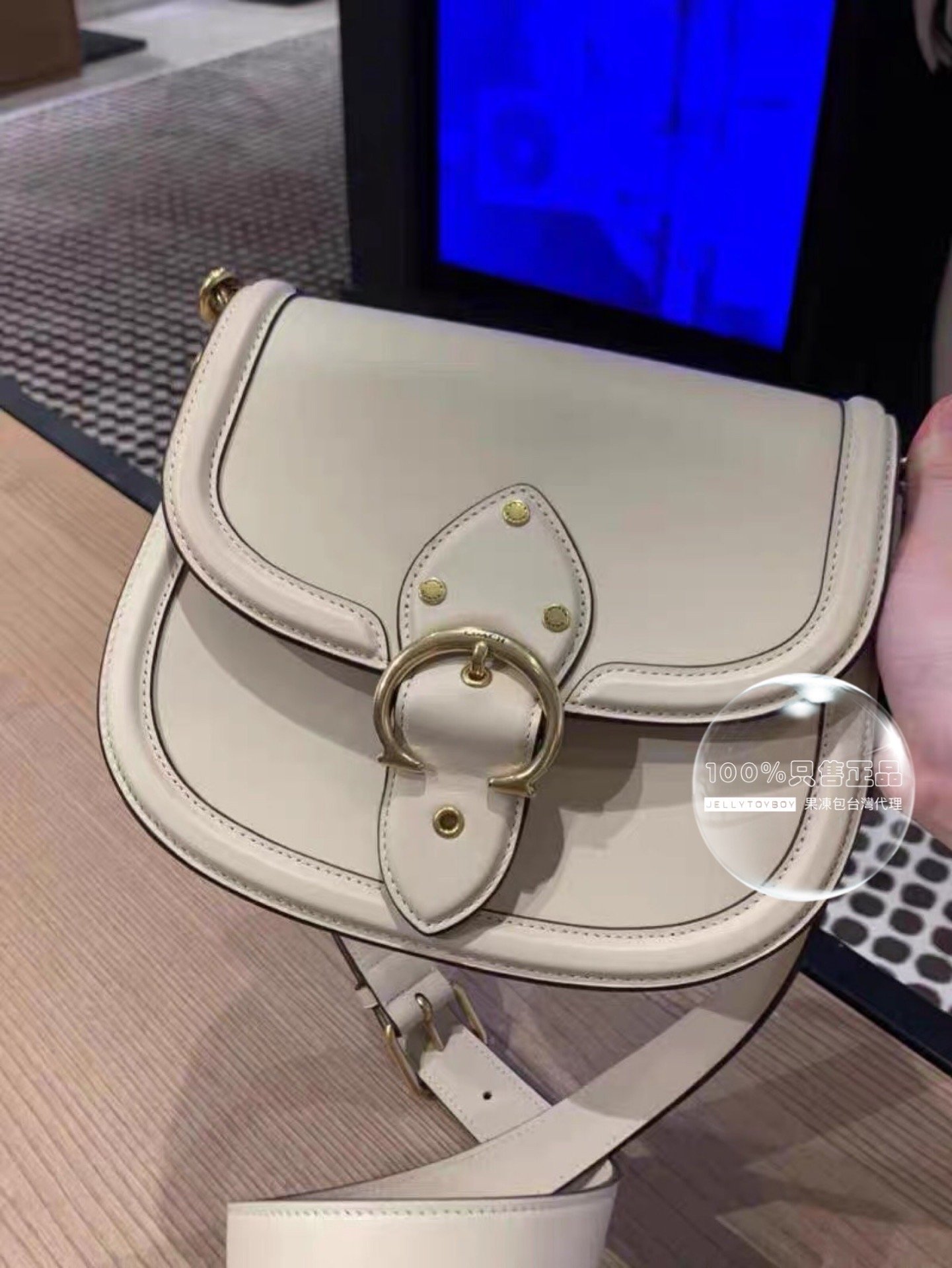 Coach 馬鞍包Beat Saddle C0749_C3738 象牙白現貨接單中全新正品美國