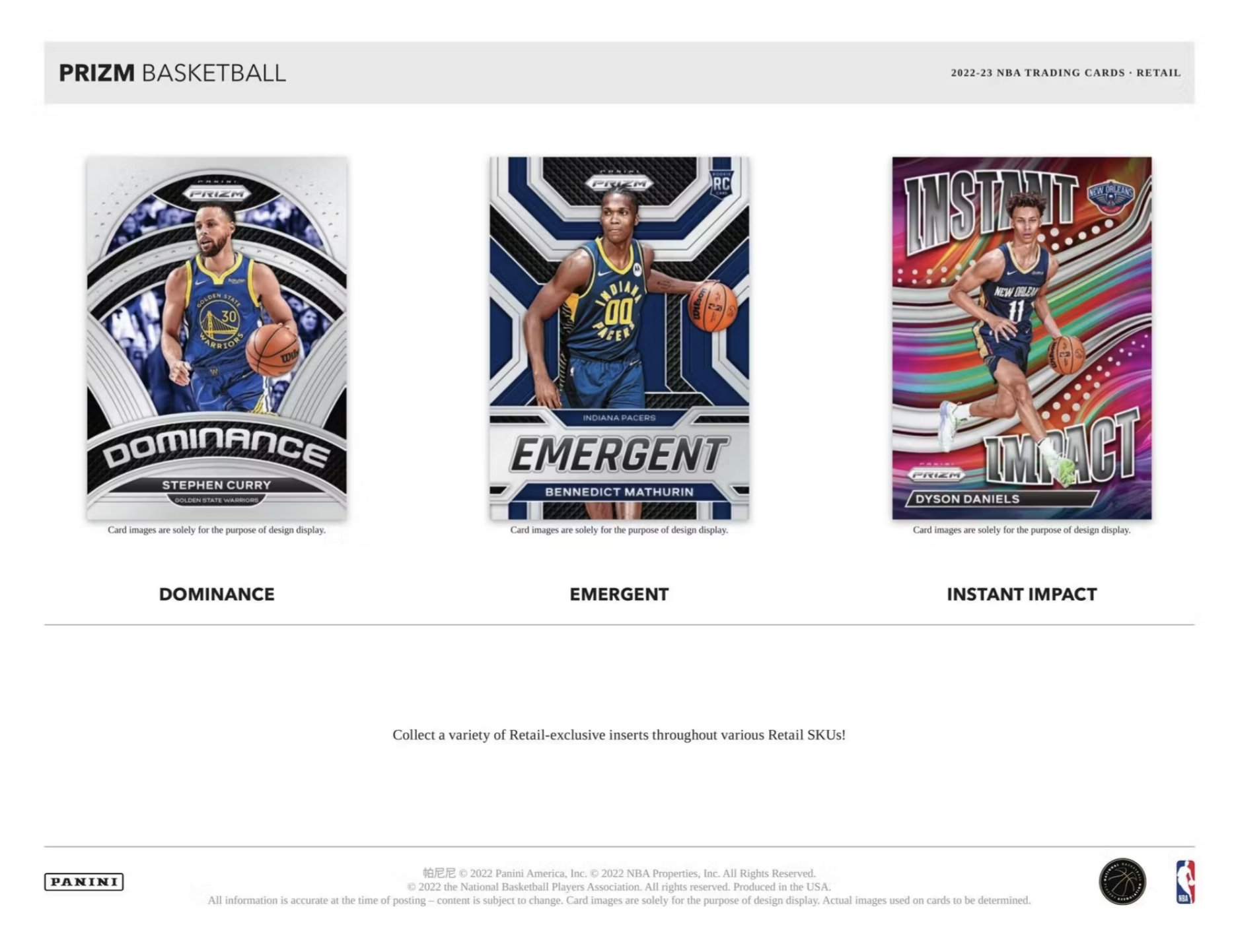 全新現貨2022-23 Panini Prizm Basketball Retail Box 籃球卡卡盒