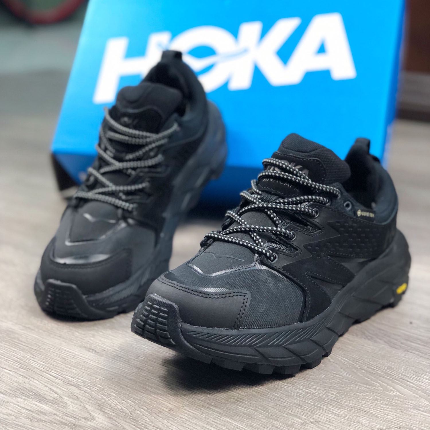 優惠價 正貨 Hoka One One Anacapa Low GTX 機能男鞋  防水皮革 徒步探險 登山鞋