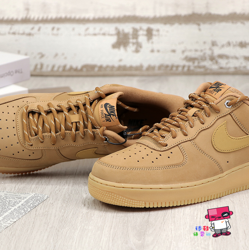 球鞋補習班NIKE AIR FORCE 1 07 WB FLAX WHEAT 男女卡其小麥CJ9179-200