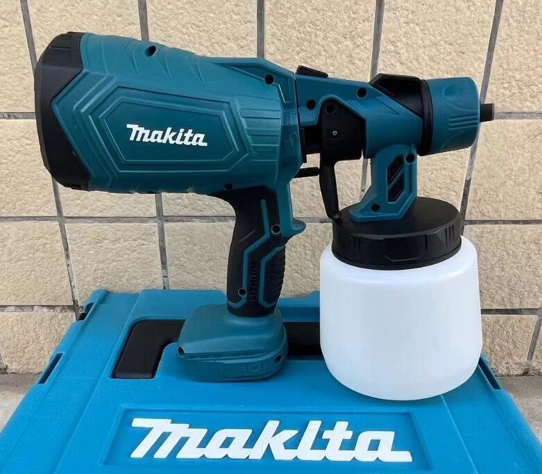 老提莫店-牧田 Makita 噴漆機 18v 通用無刷 牧田噴漆槍 噴漆槍 電動噴漆槍 電動噴槍 噴漆機 烤漆噴槍 油漆噴槍 下殺-效率出貨