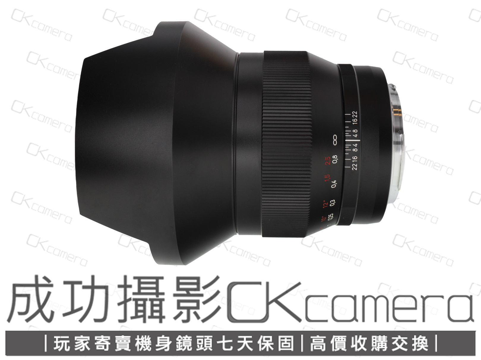 成功攝影Carl Zeiss Distagon T* 15mm F2.8 ZE For Canon 中古二手高畫