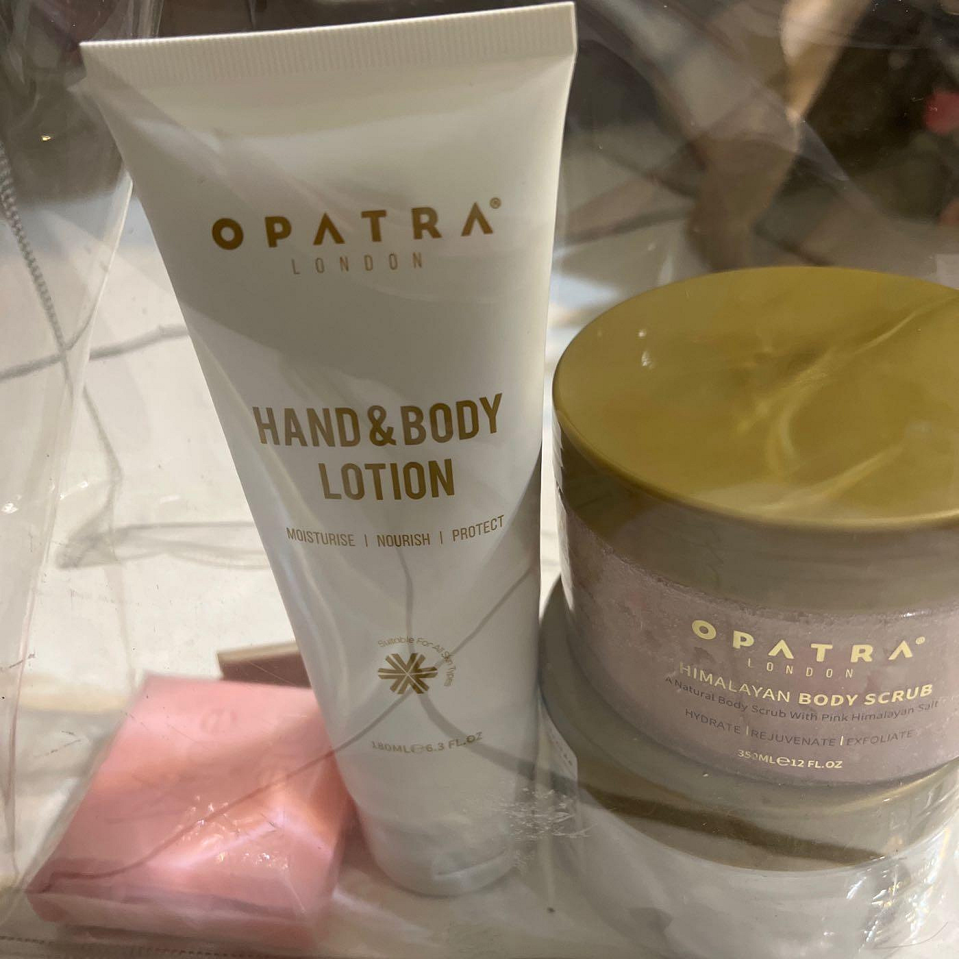 OPATRA喜馬拉雅身體修護磨砂膏+OPATRA修護滋養身體霜組