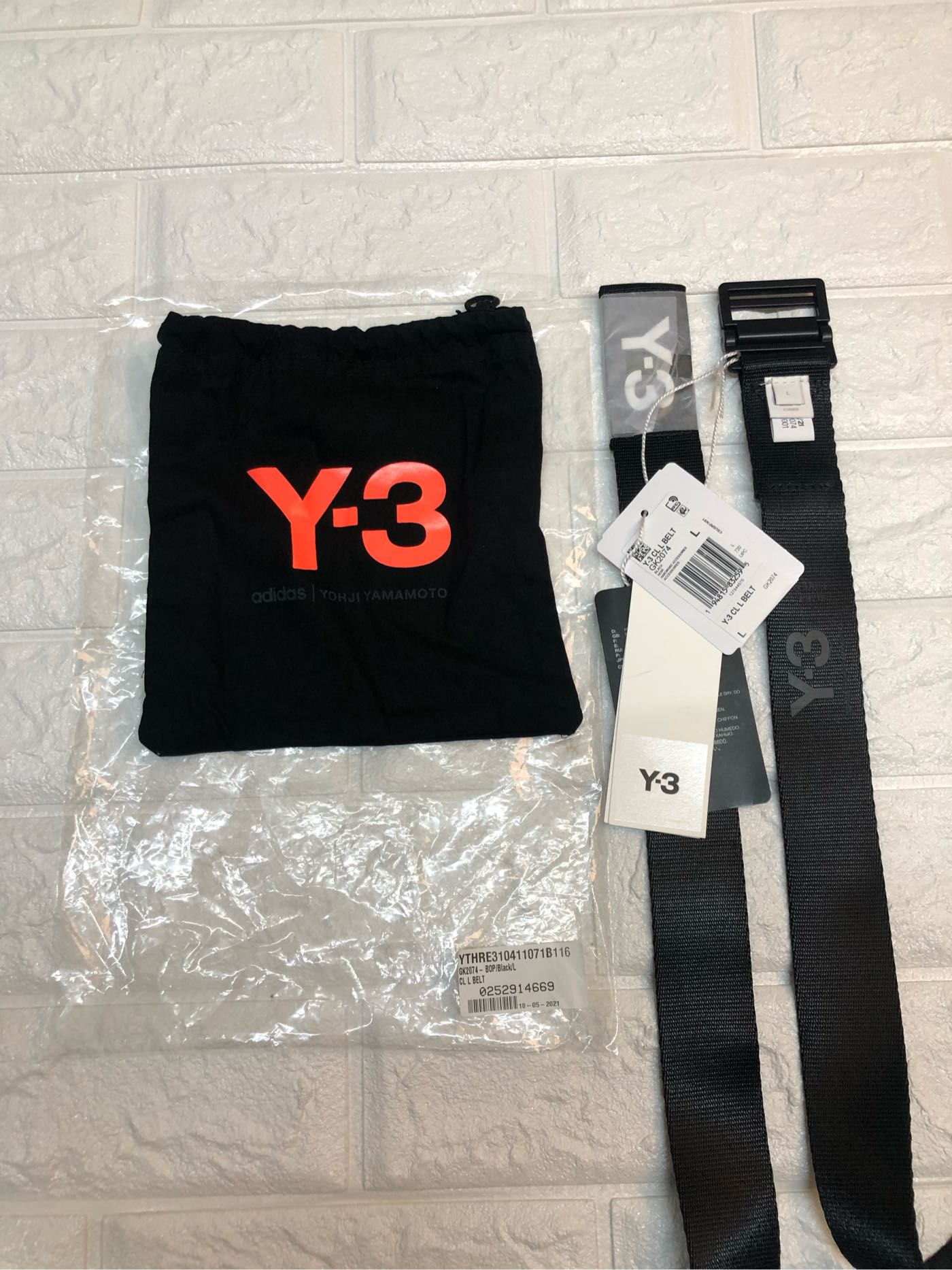 就是愛買正品】【現貨】 新款Y-3 CL L BELT 皮帶ADIDAS 山本耀司聯名