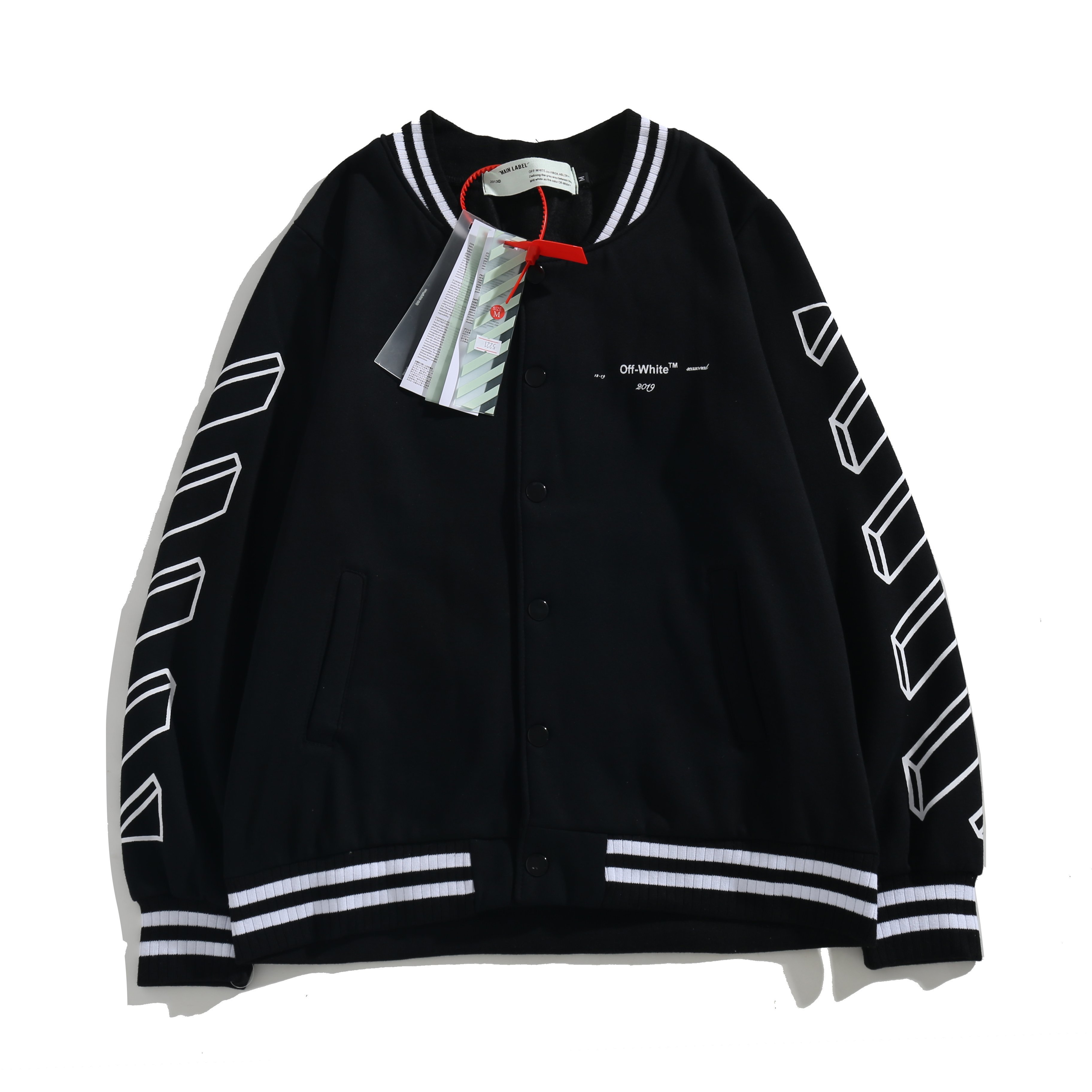 新品OFF-WHITE 18AW GORE-TEX BLACK JACKET M csm.fi.cr