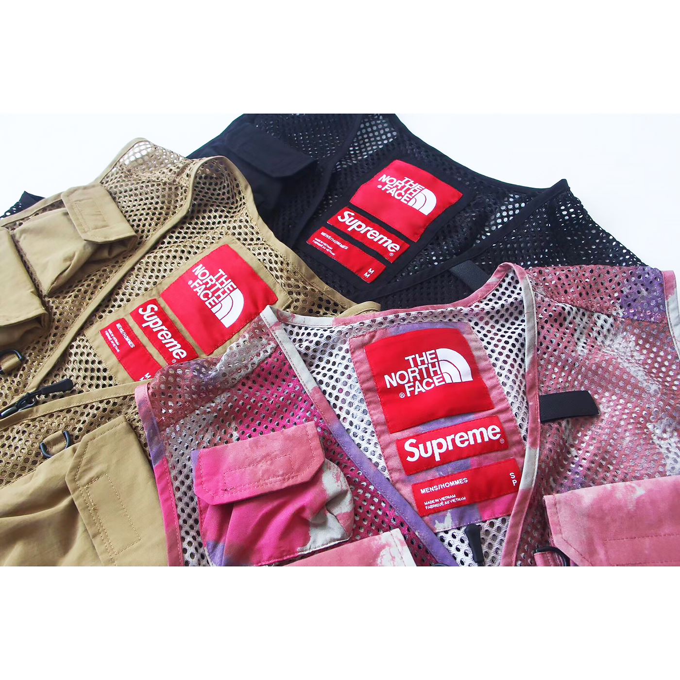 美國戶外品牌The North Face X Supreme北臉Cargo Vest多口袋背心日本