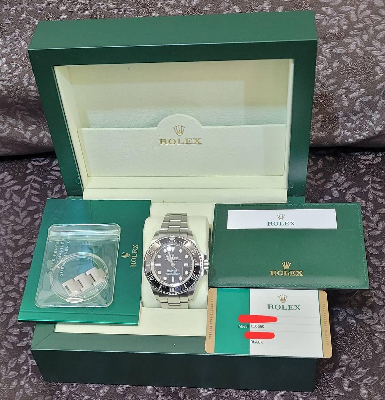 自售-2016年，ROLEX勞力士116660水鬼王，大錶徑44mm徵求手骨粗，價可議，台中、台南可交易。