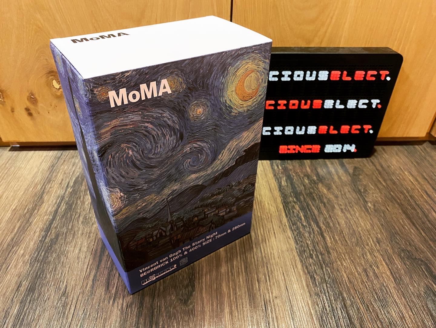 全新現貨BE@RBRICK MoMA Starry Night 100% & 400% 梵谷星空| Yahoo