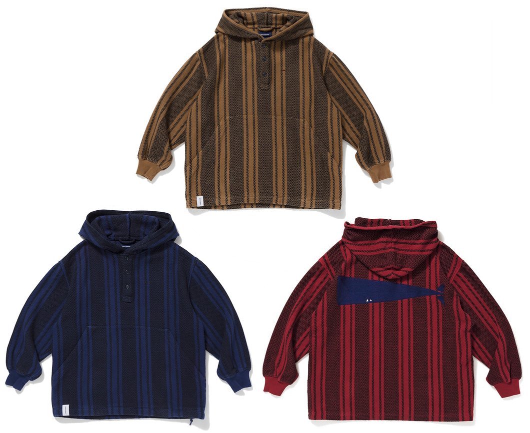 希望商店】DESCENDANT BAJA HOODED LS SHIRT 20SS 連帽刺繡鯨魚帽衫