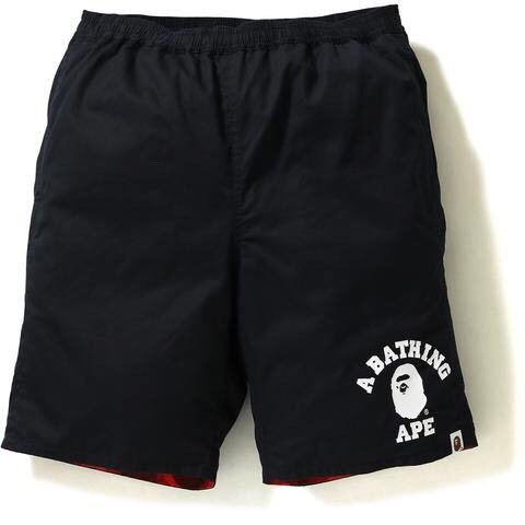 A Bathing ape BAPE REVERSIBLE SHORTS 雙面穿海灘褲紅迷彩黑色| Yahoo